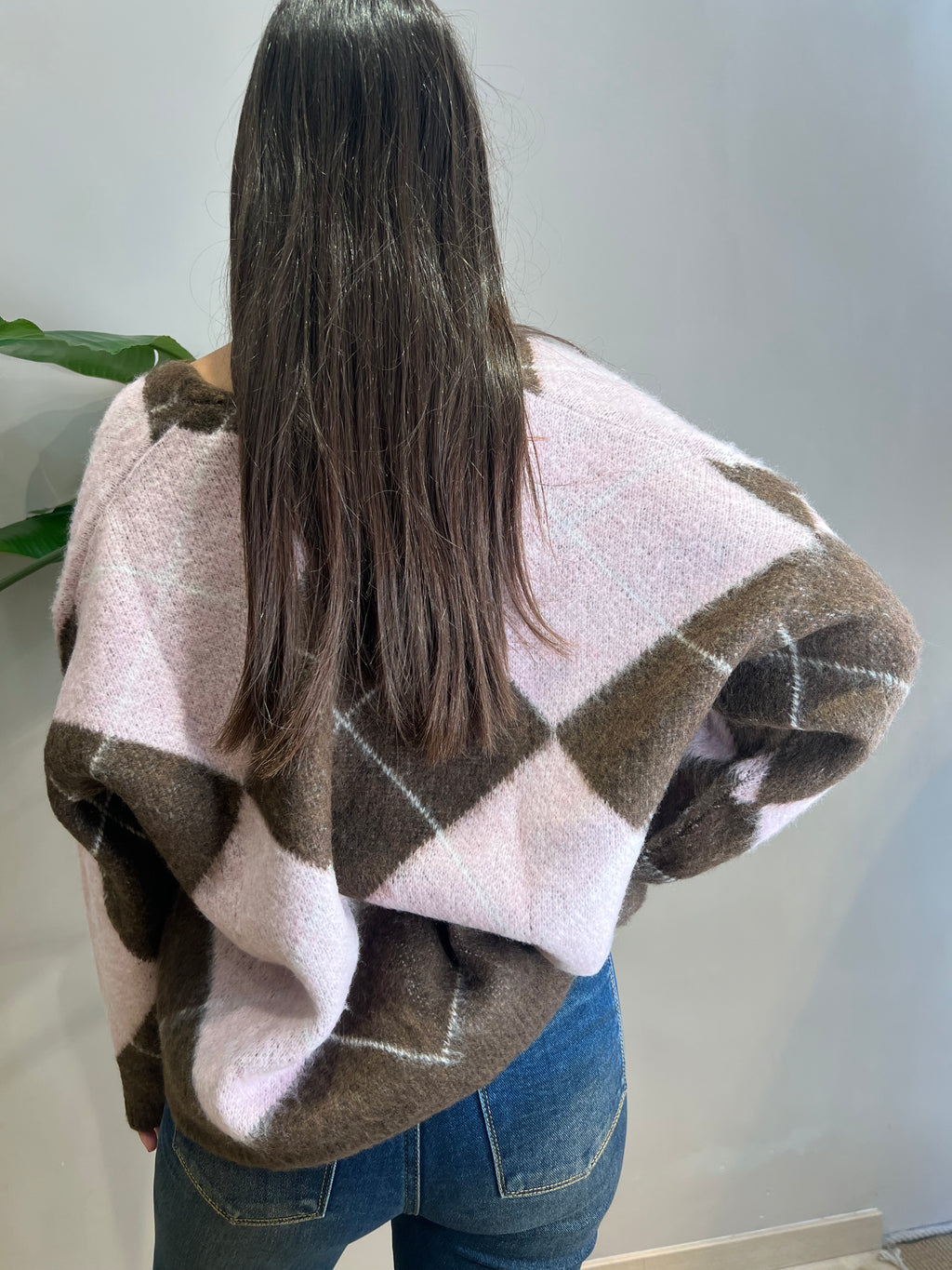 Cardigan rombi