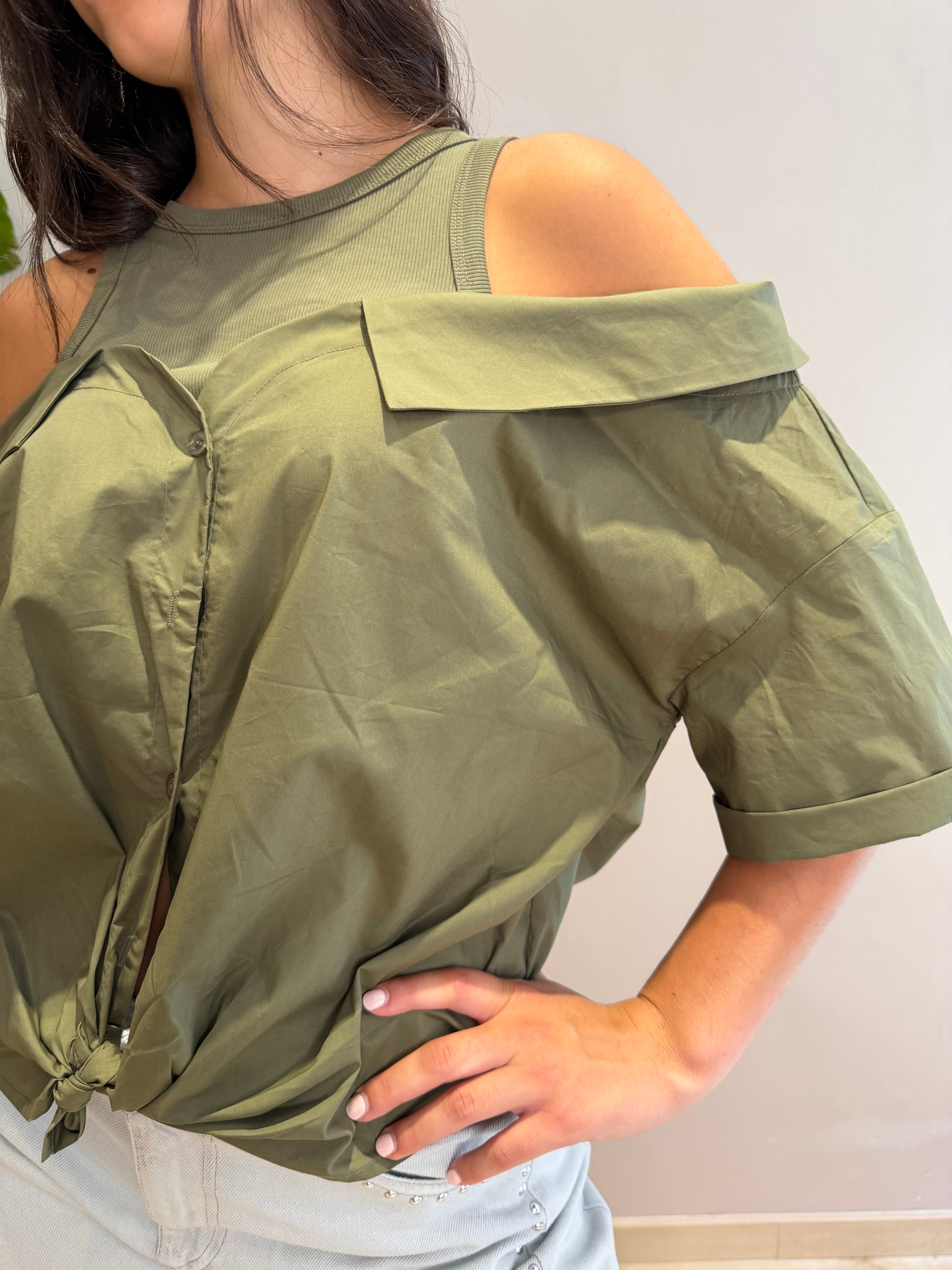 Camicia popeline costina