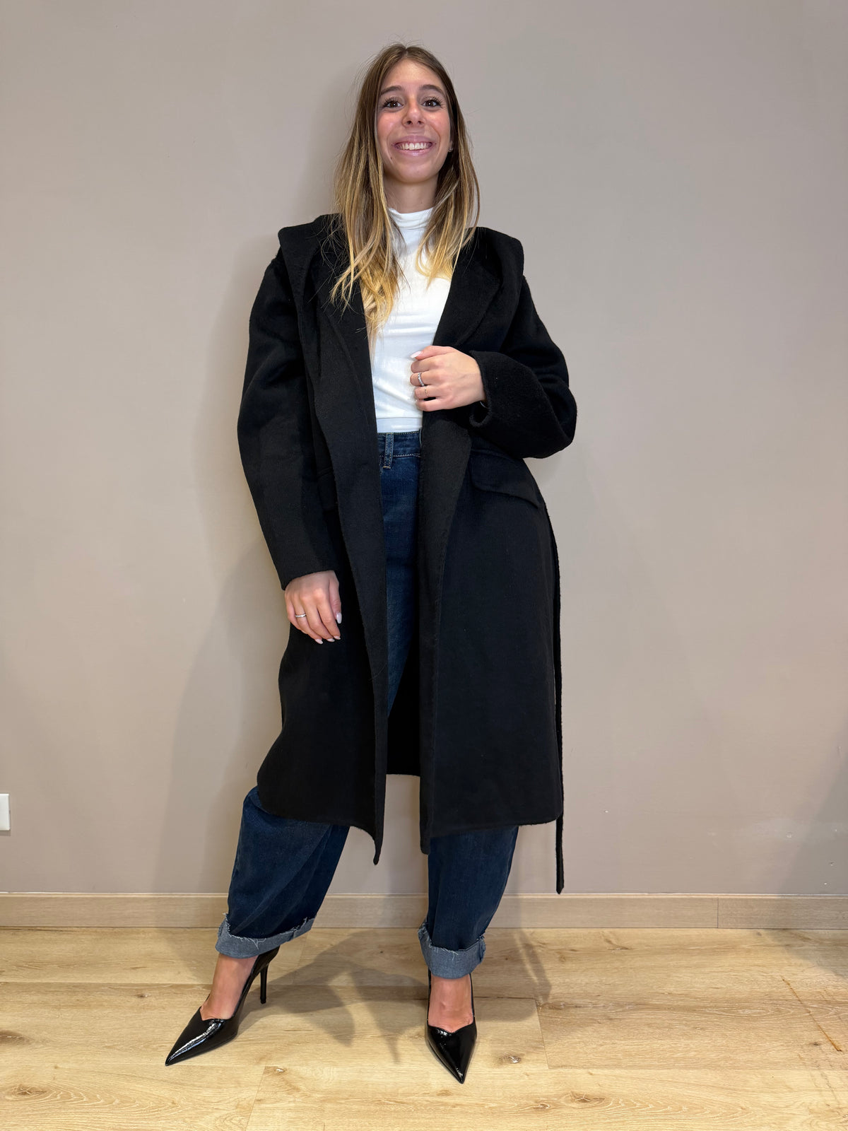 Cappotto cappuccio