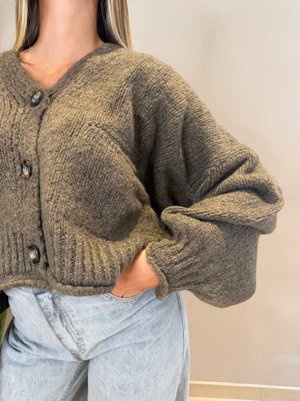 Giacca/cardigan bottoni e tasche