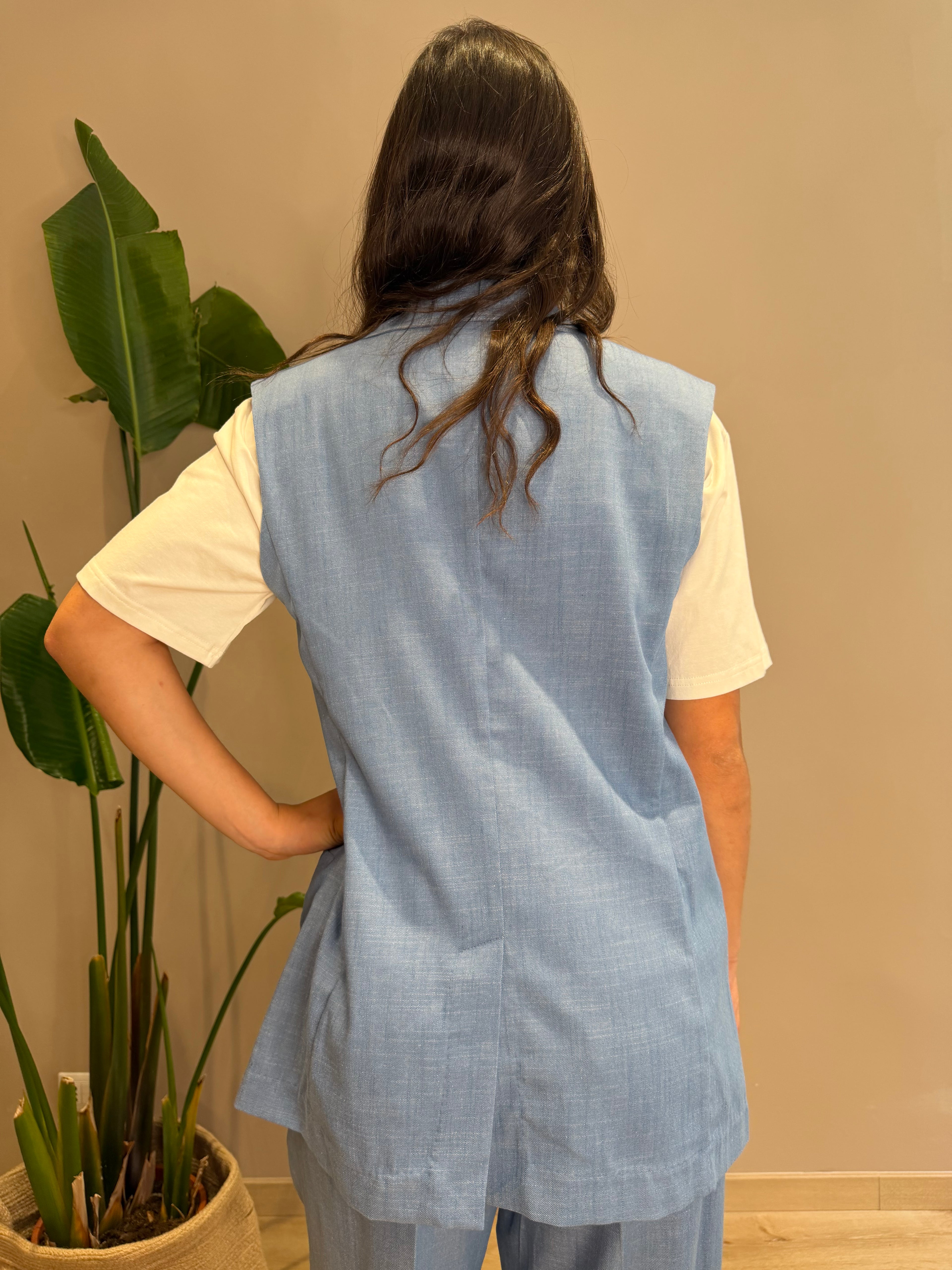 Gilet collo a lancia