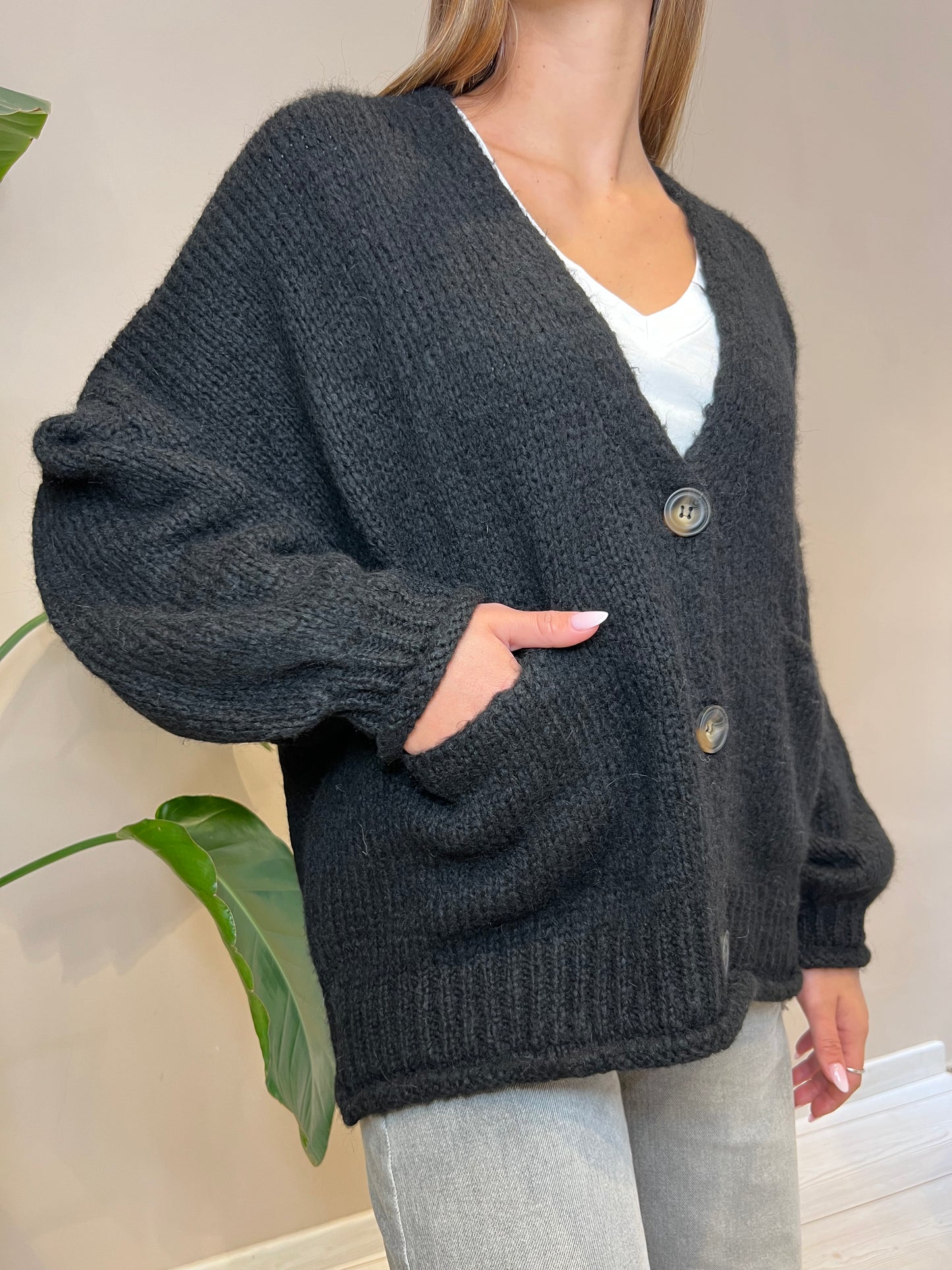 Cardigan 3 bottoni