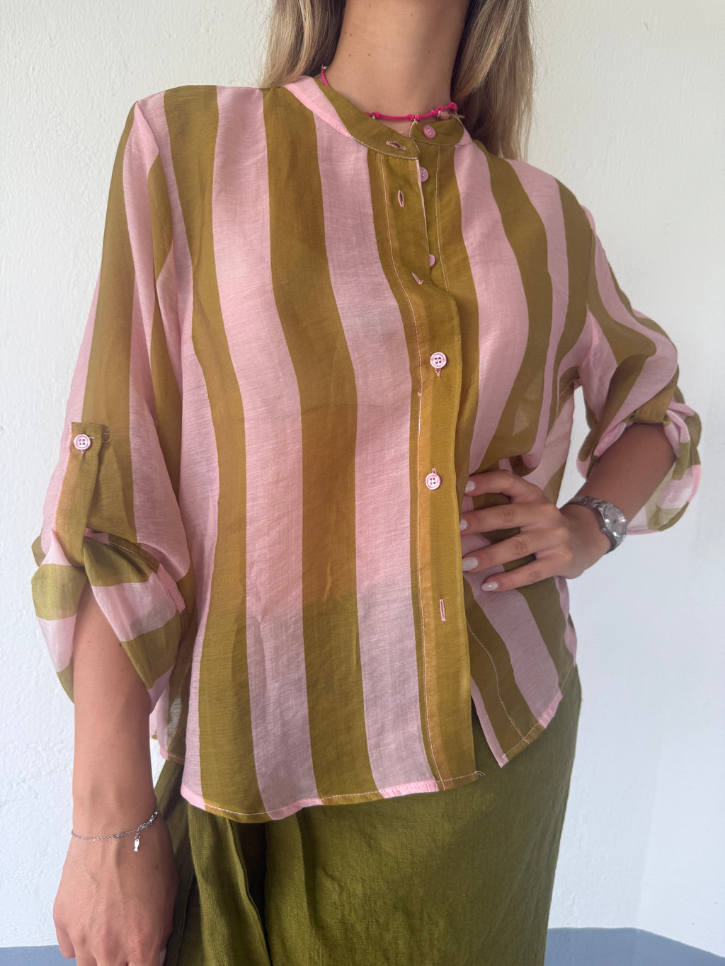 Camicia a righe