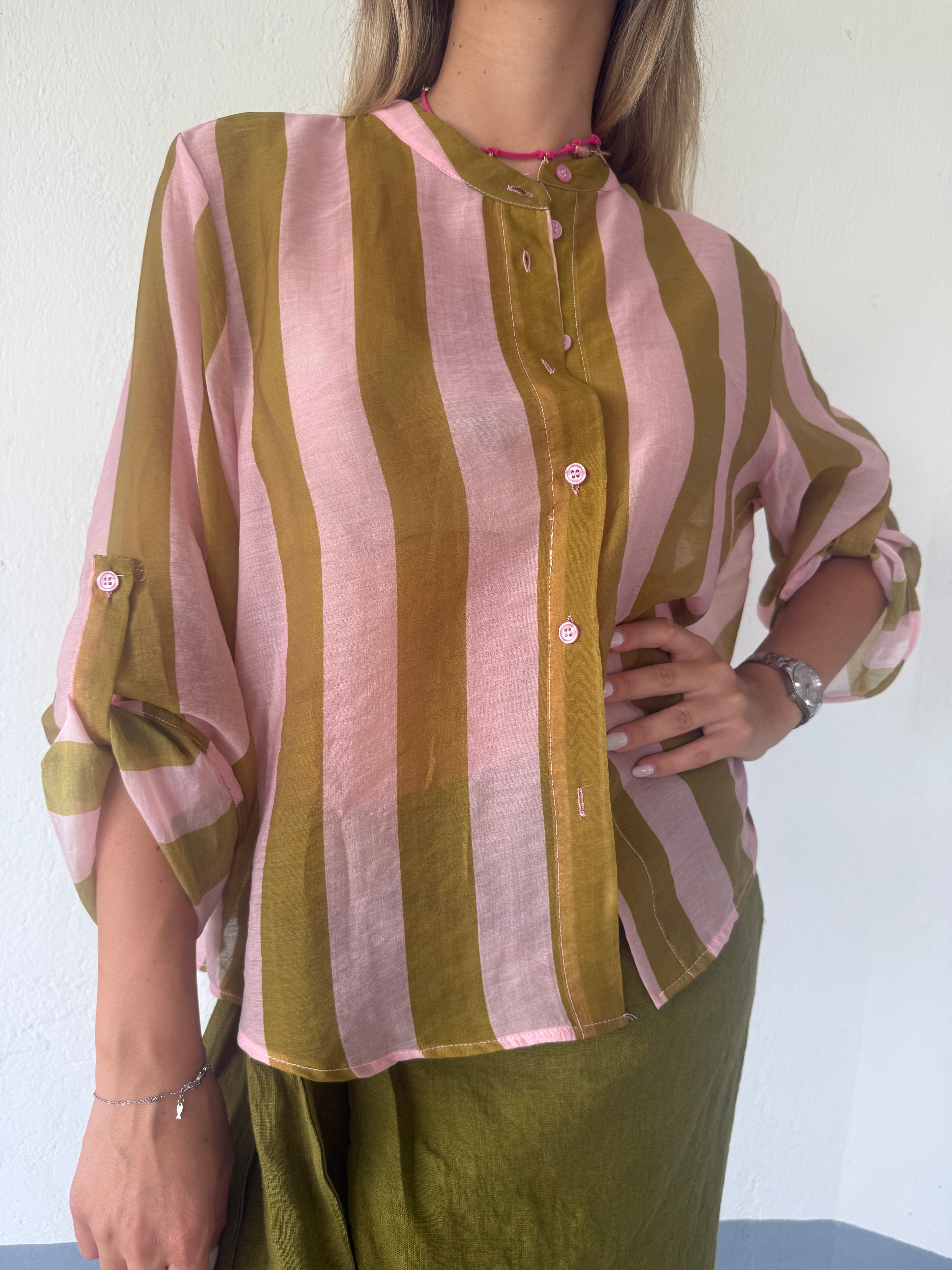 Camicia a righe