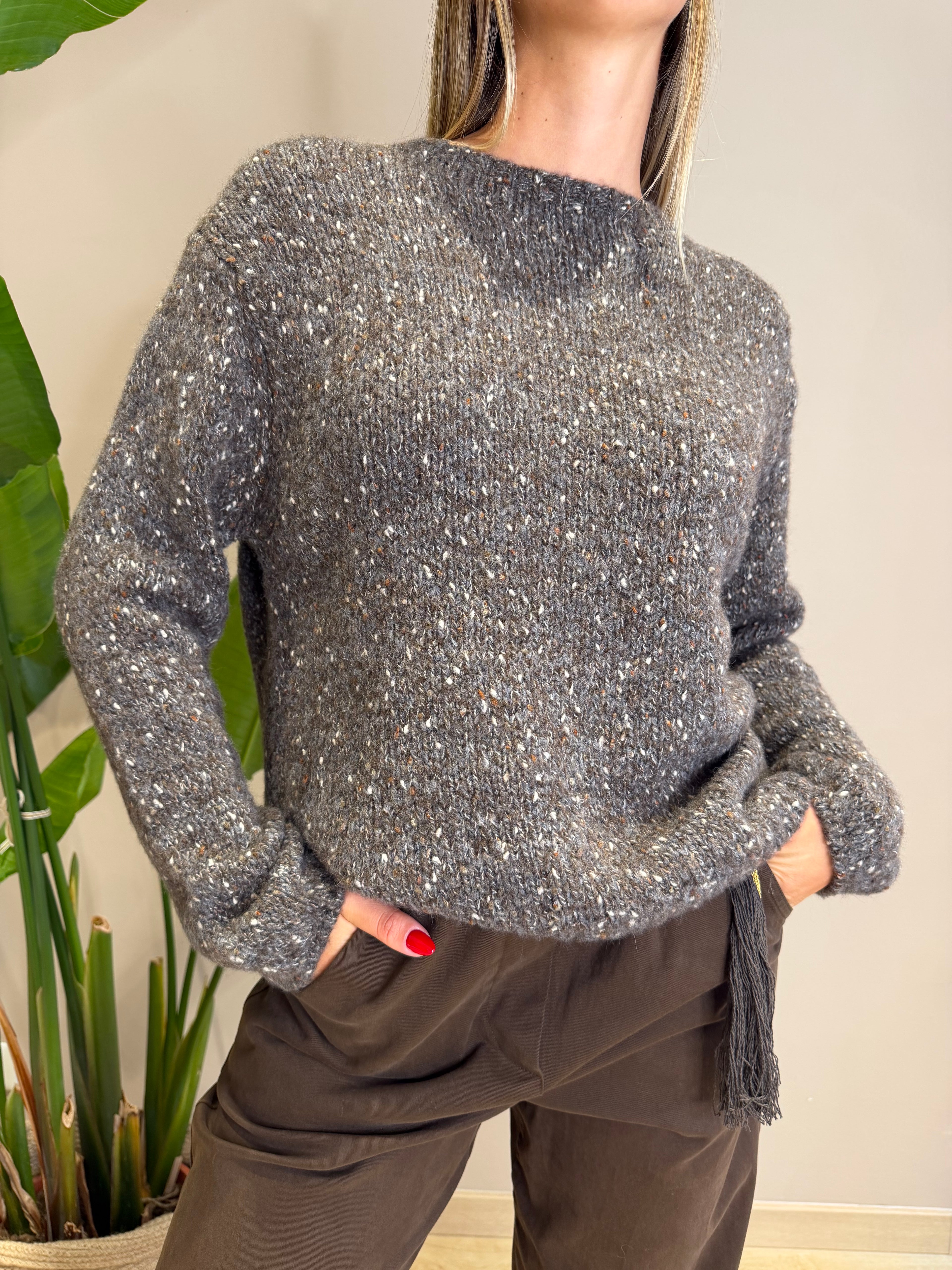 Maglia misto lana