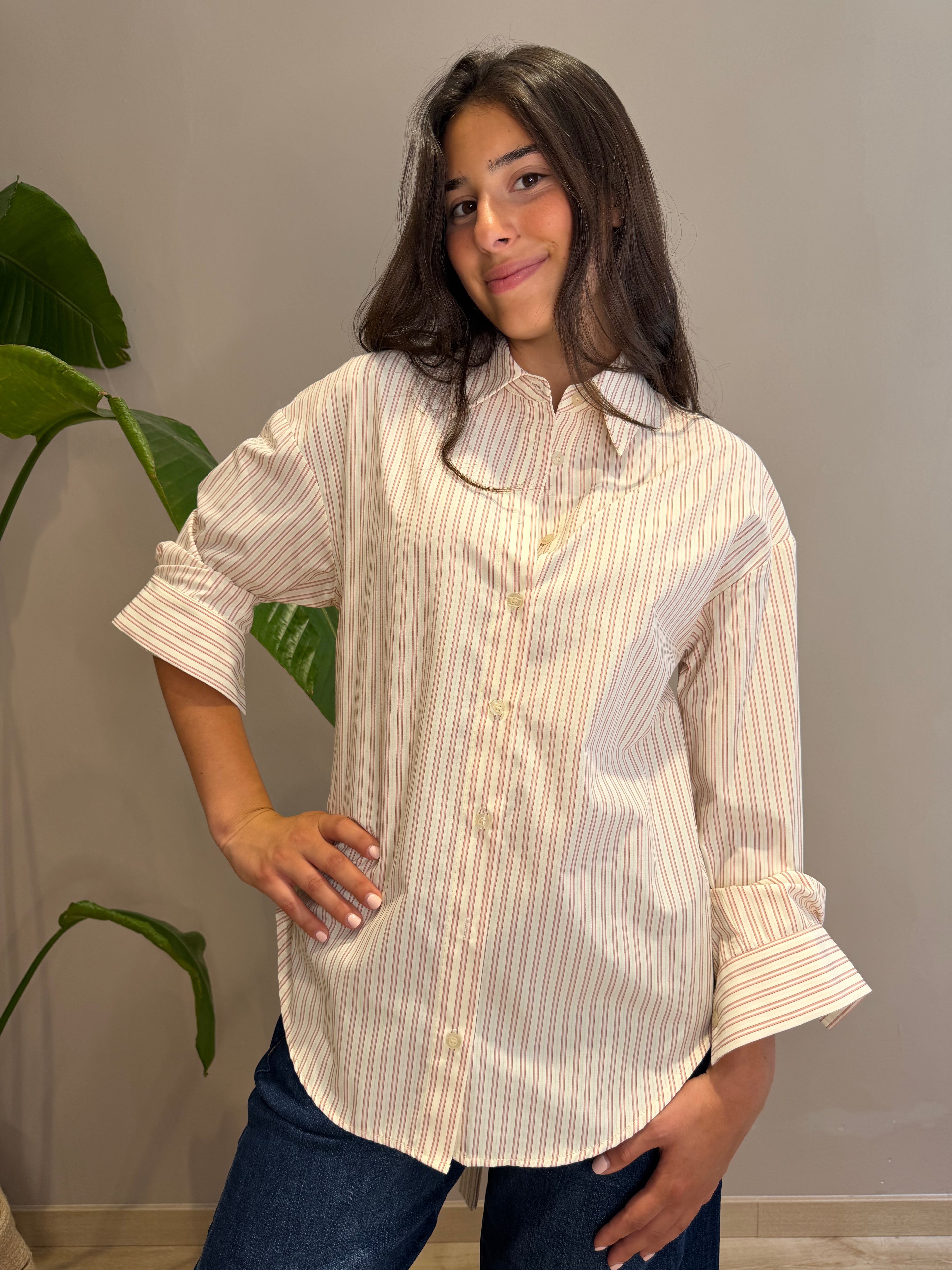 Camicia popeline riga