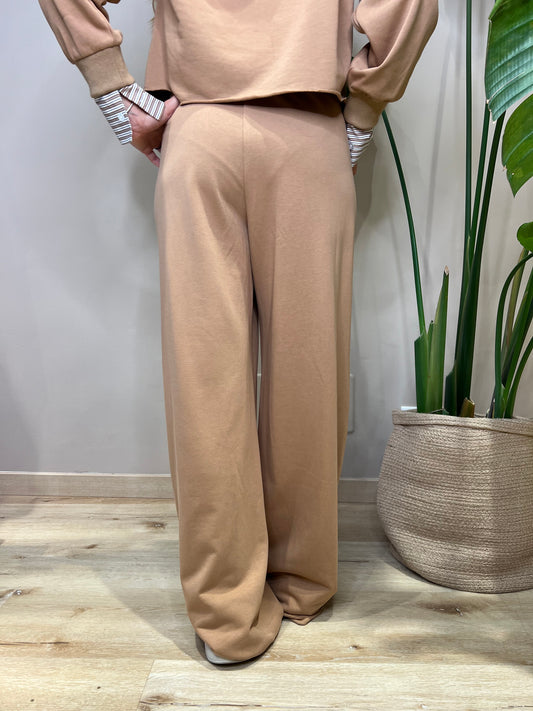 Pantalone palazzo felpa