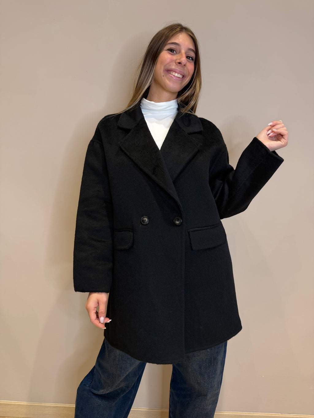 Cappotto corto linea slim