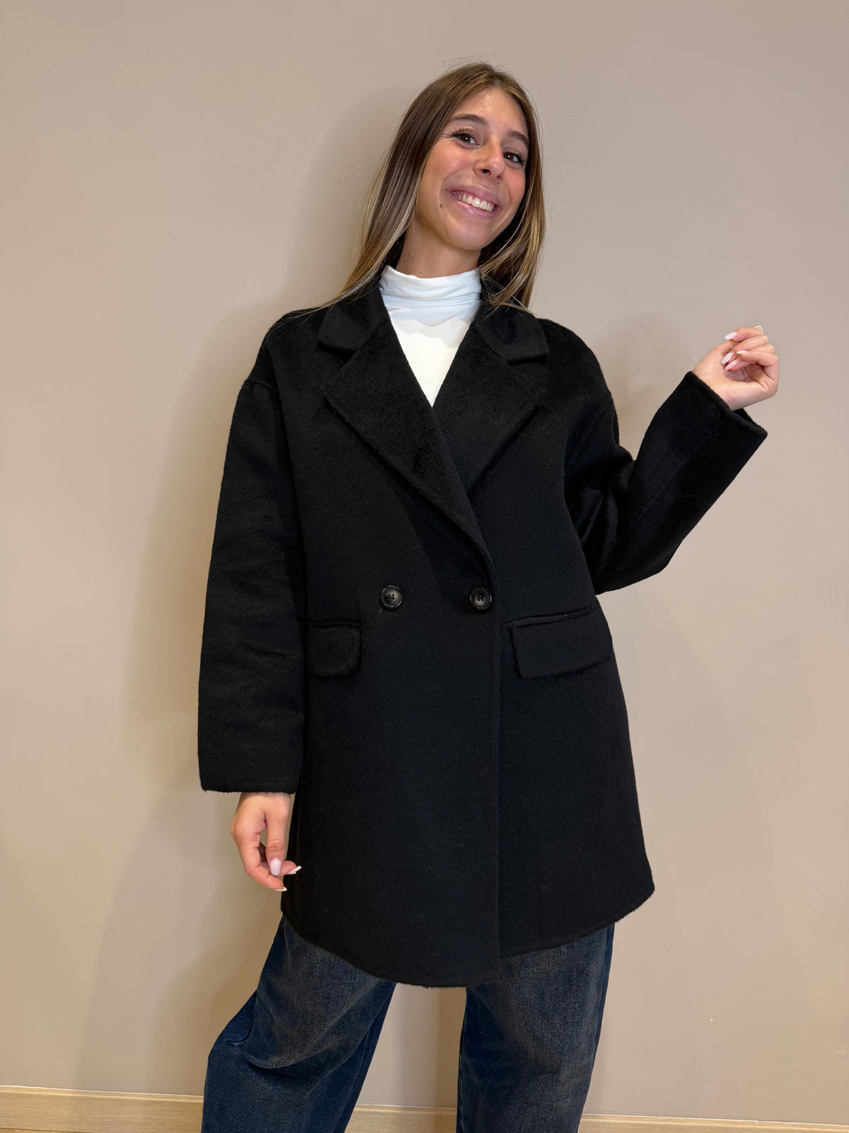 Cappotto corto linea slim