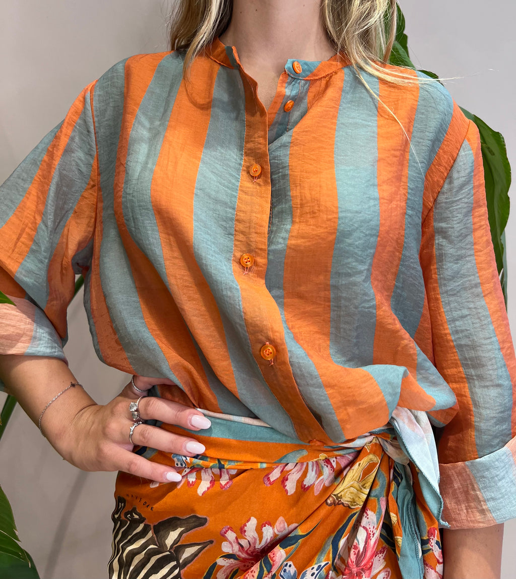 Camicia mussola riga