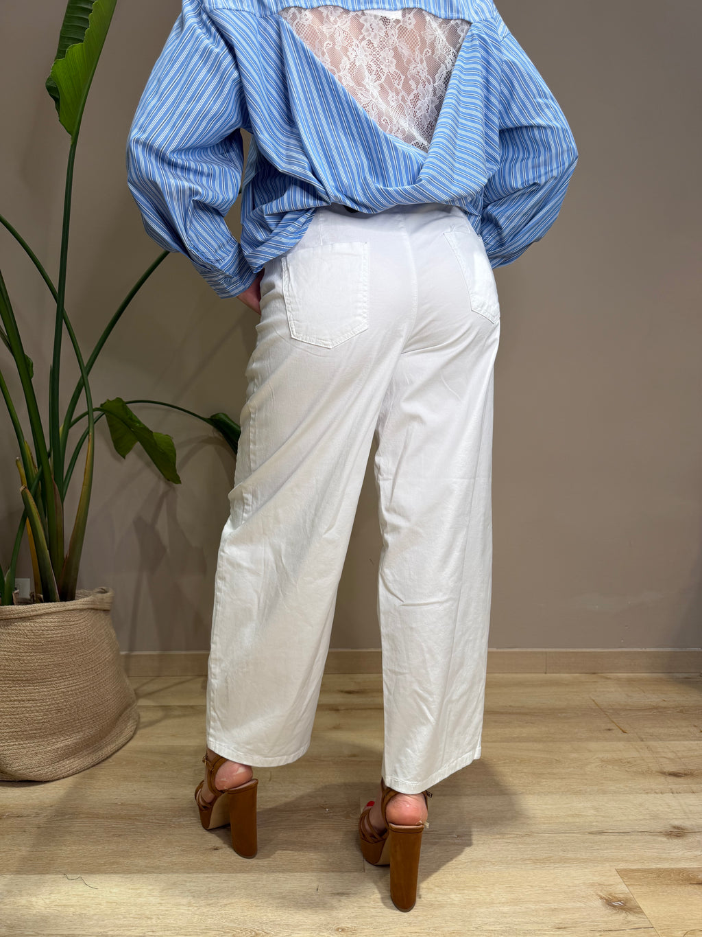 Pantalone baggy cotone