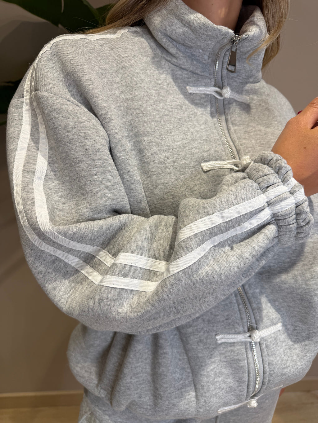 Felpa zip