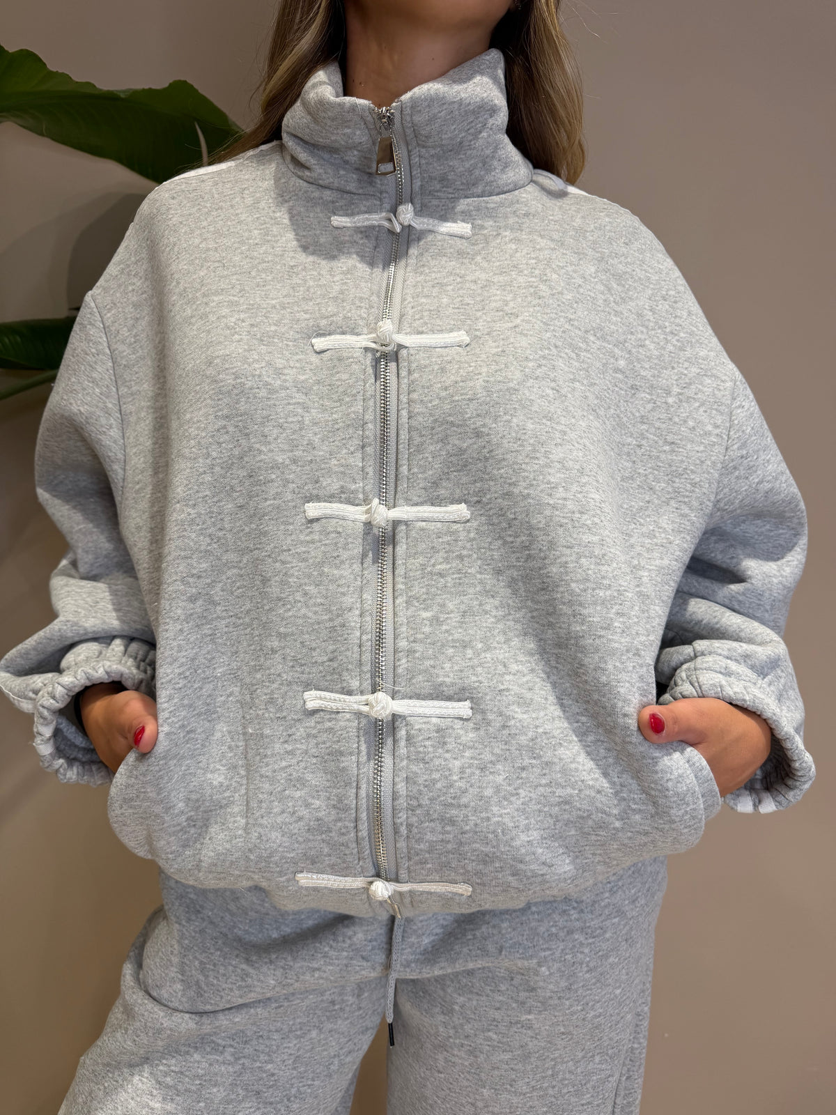 Felpa zip