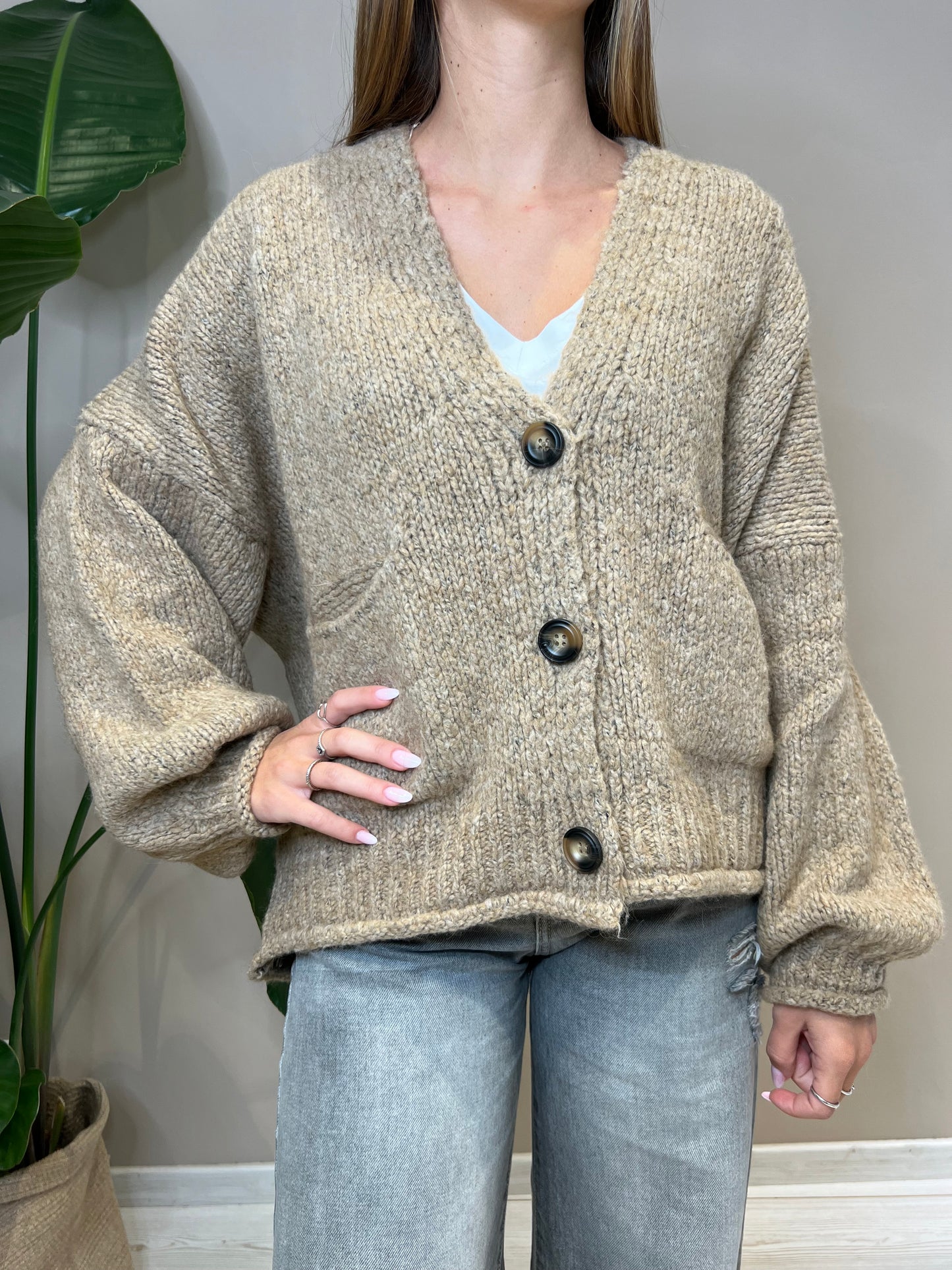 Cardigan 3 bottoni