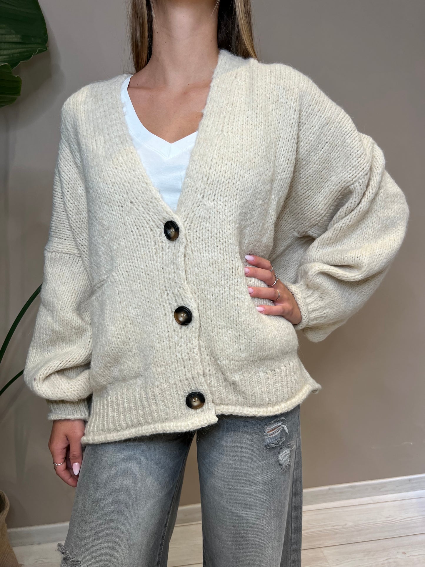 Cardigan 3 bottoni