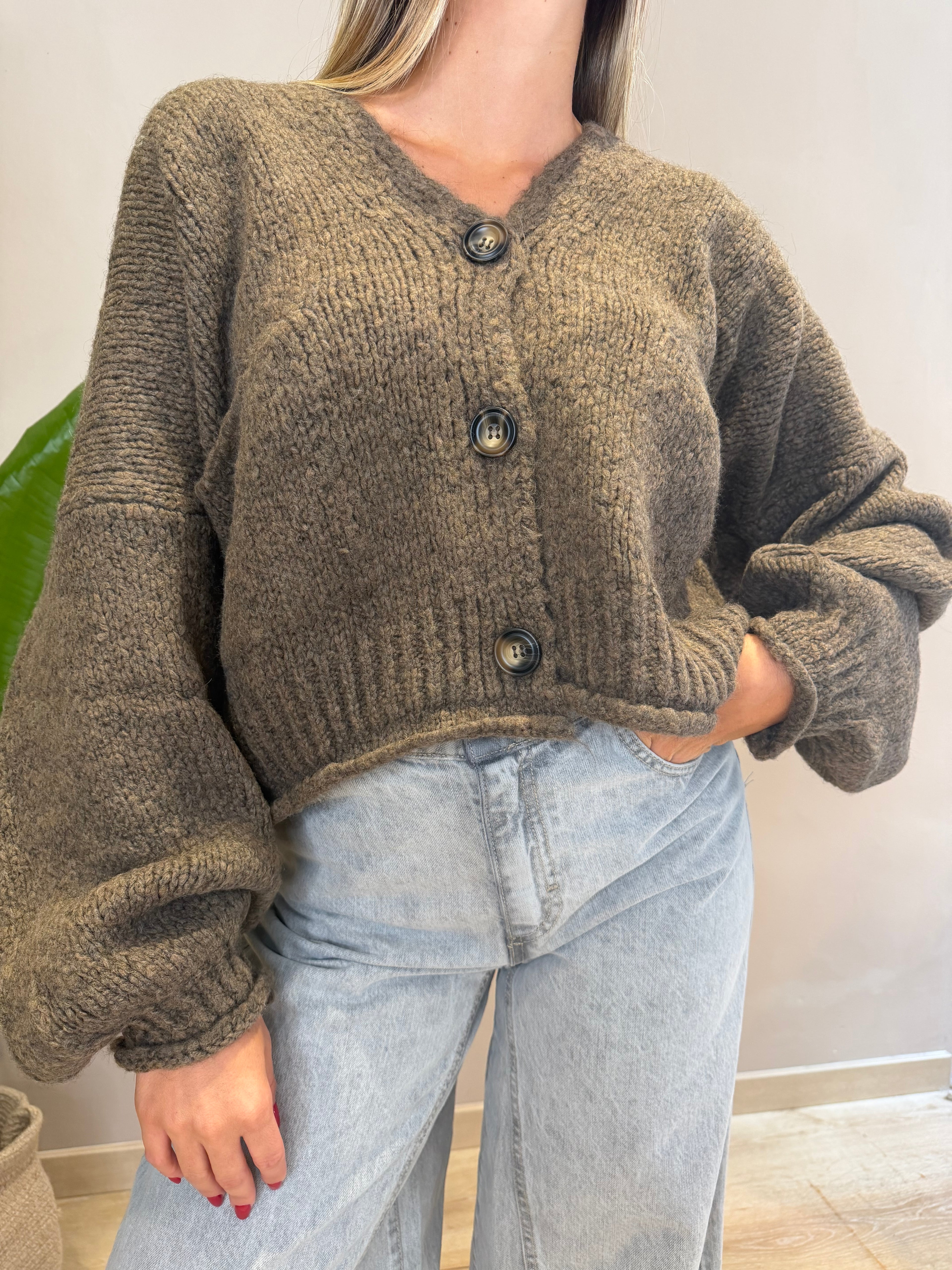 Giacca/cardigan bottoni e tasche