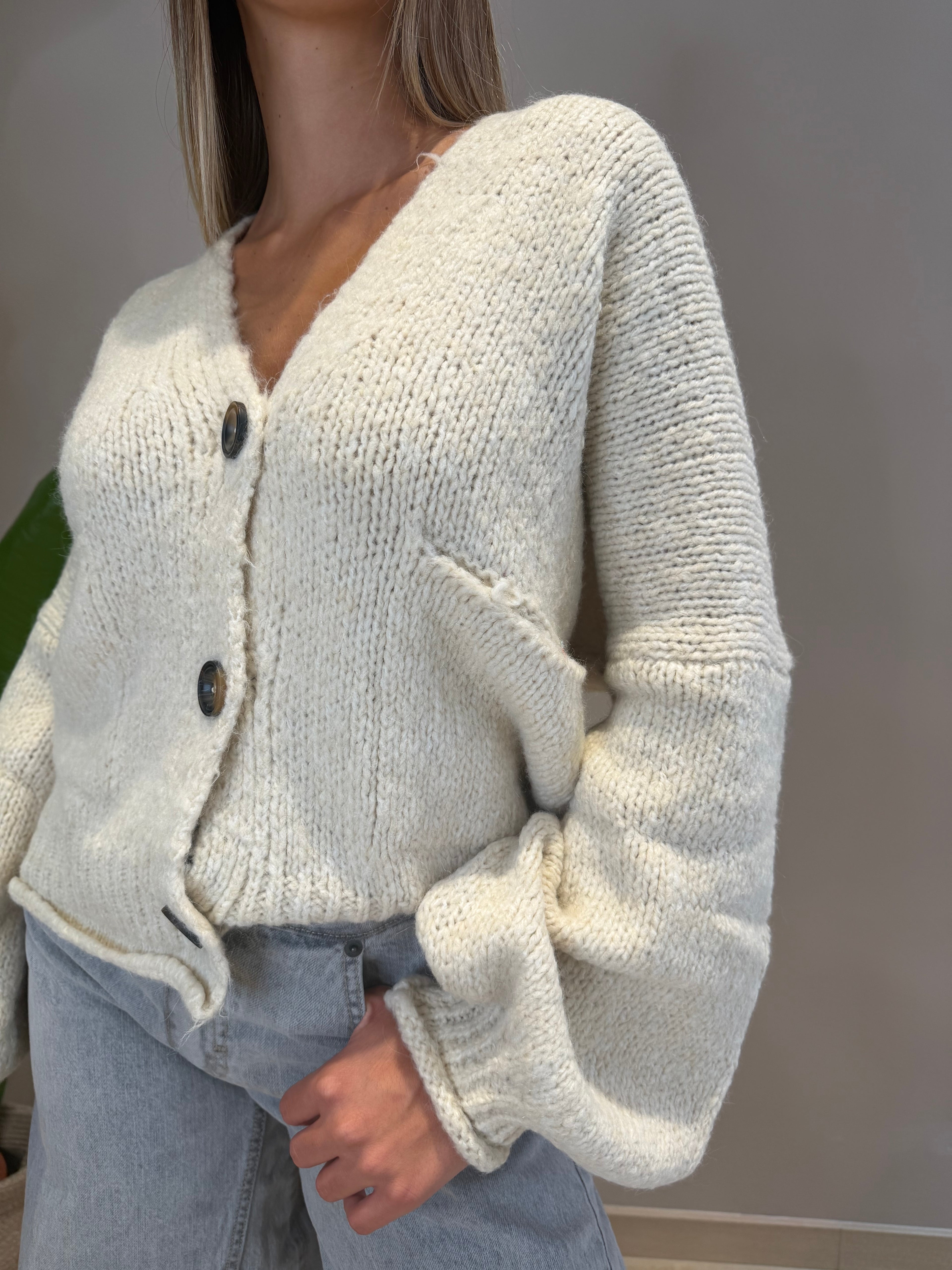 Giacca/cardigan bottoni e tasche