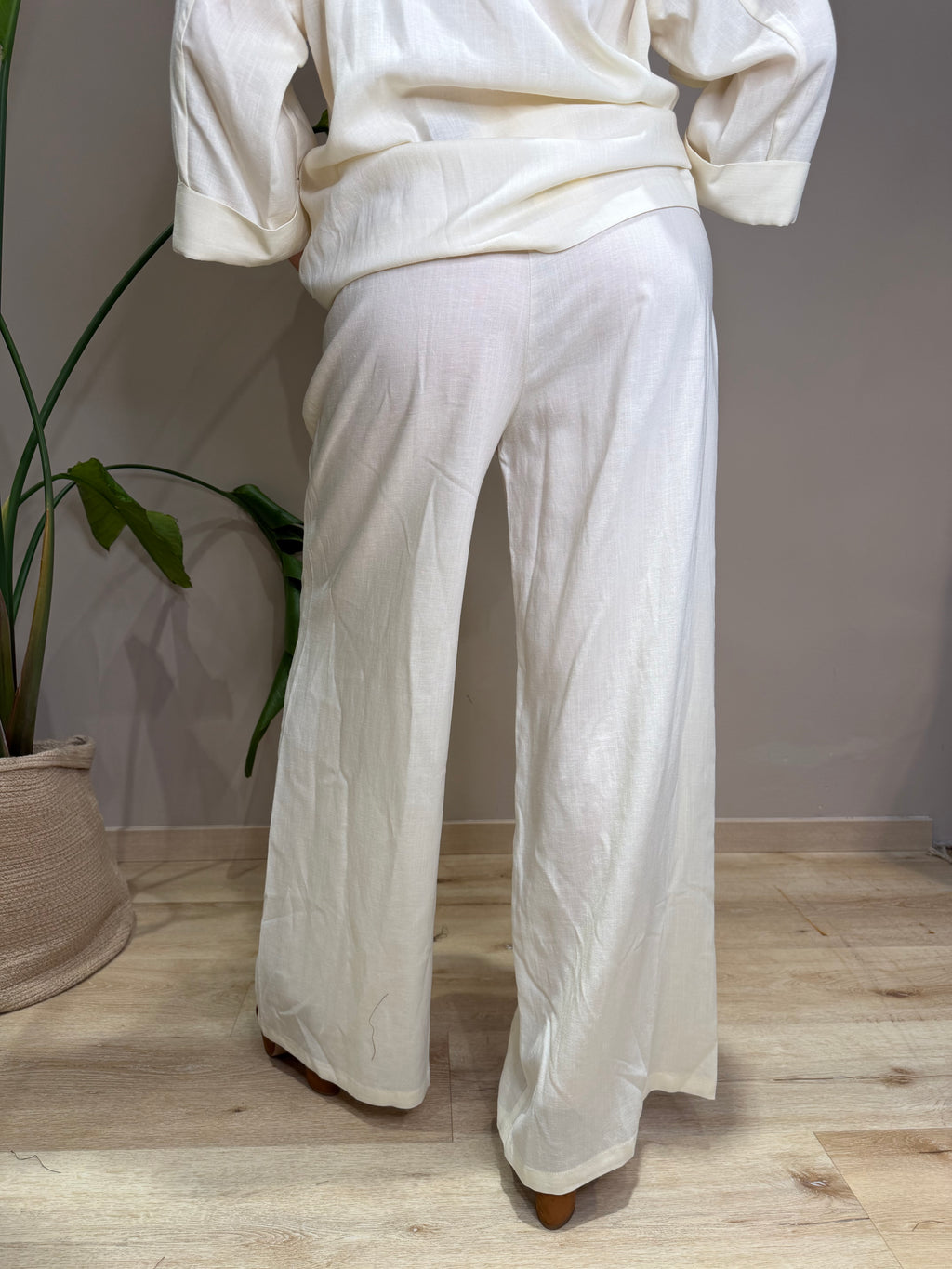 Pantalone palazzo lino