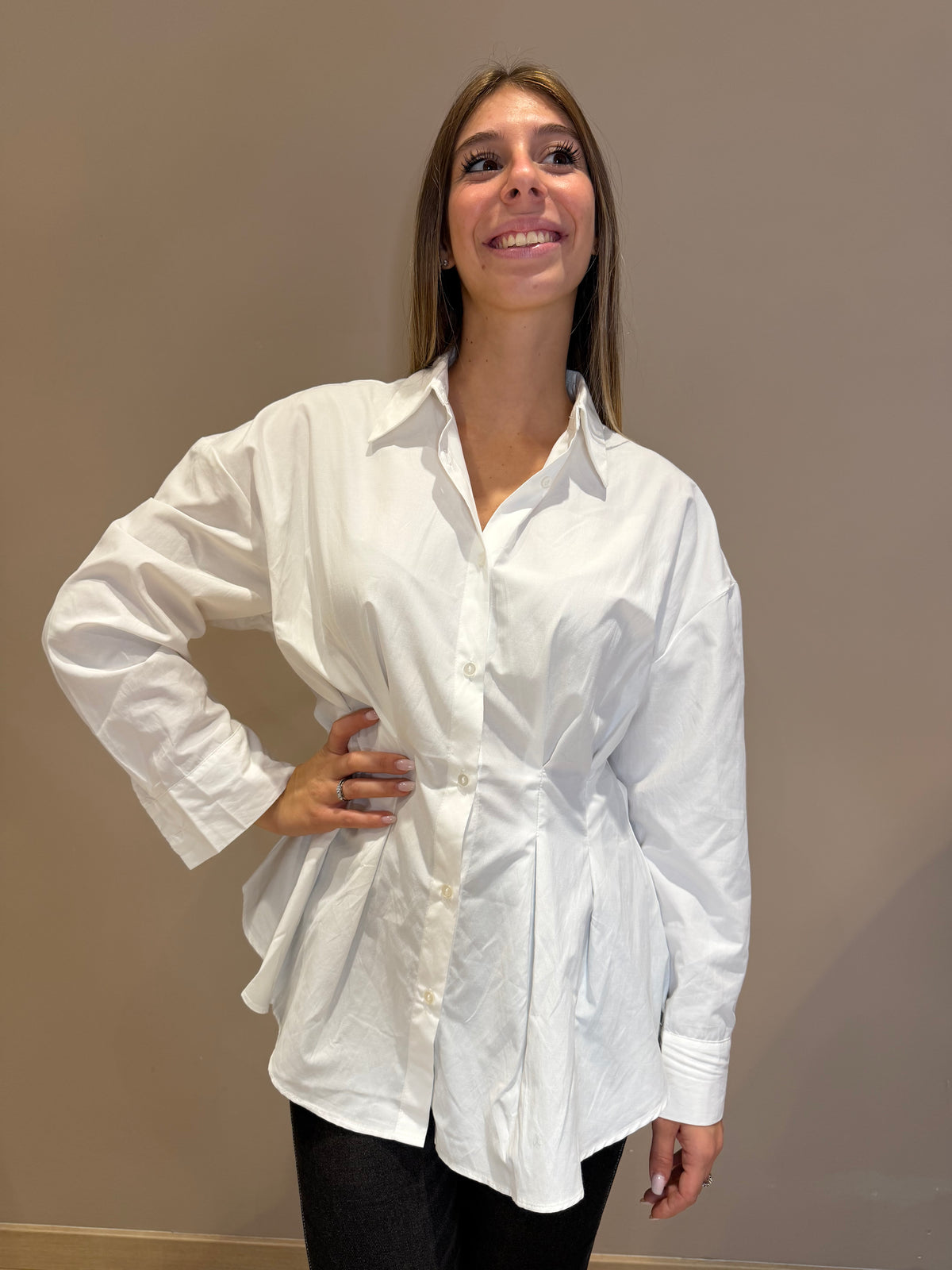 Camicia con pence