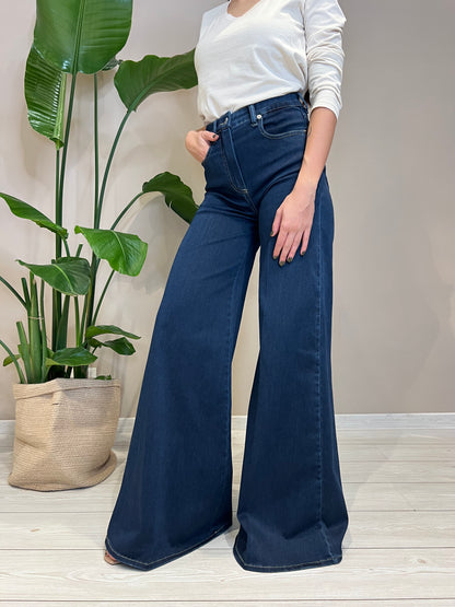 Jeans palazzo stretch