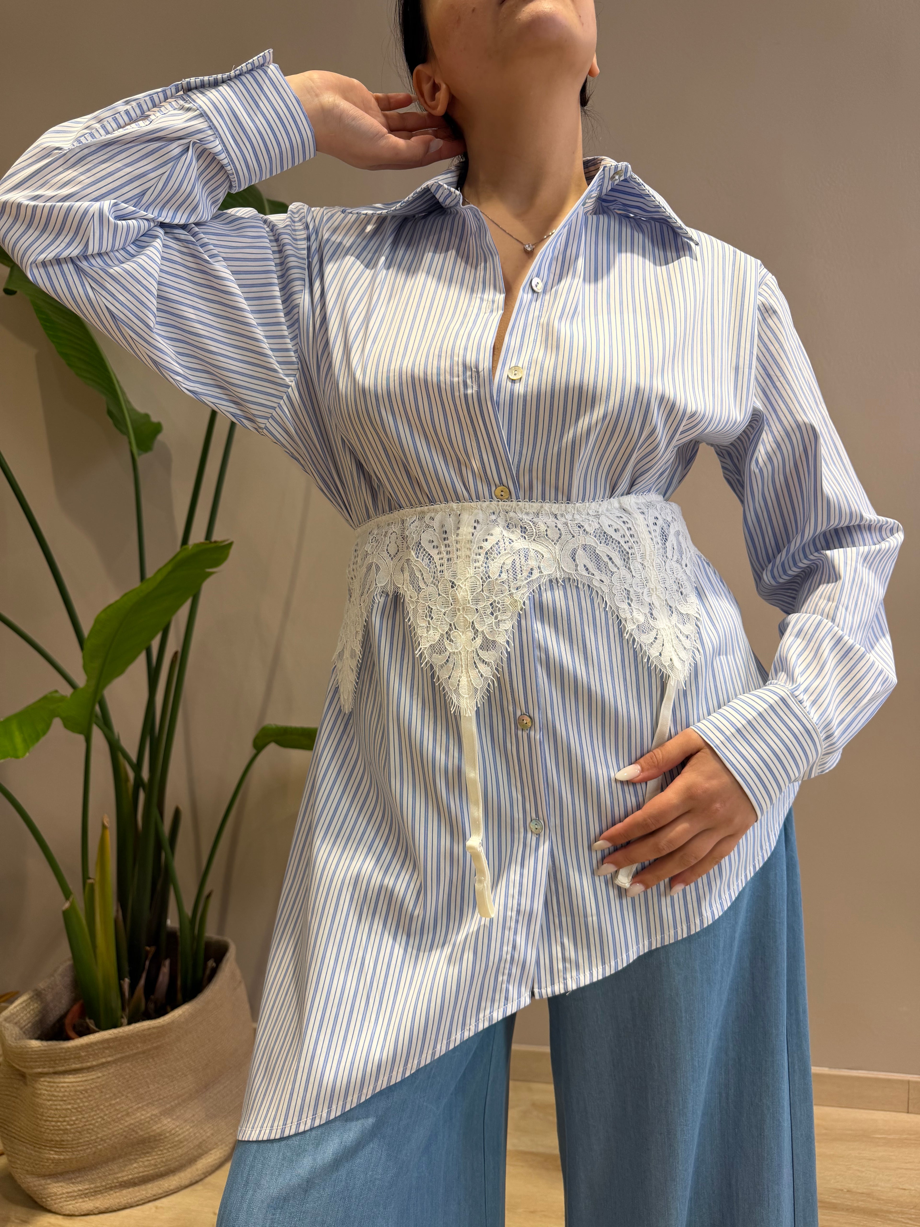 Camicia fondo diagonale