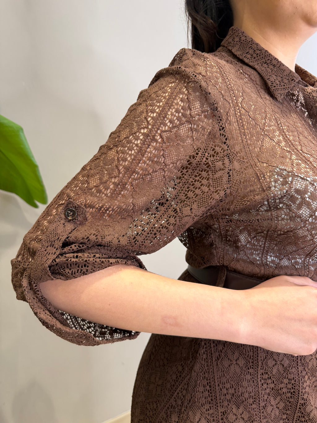 ABITO LUNGO MACRAME