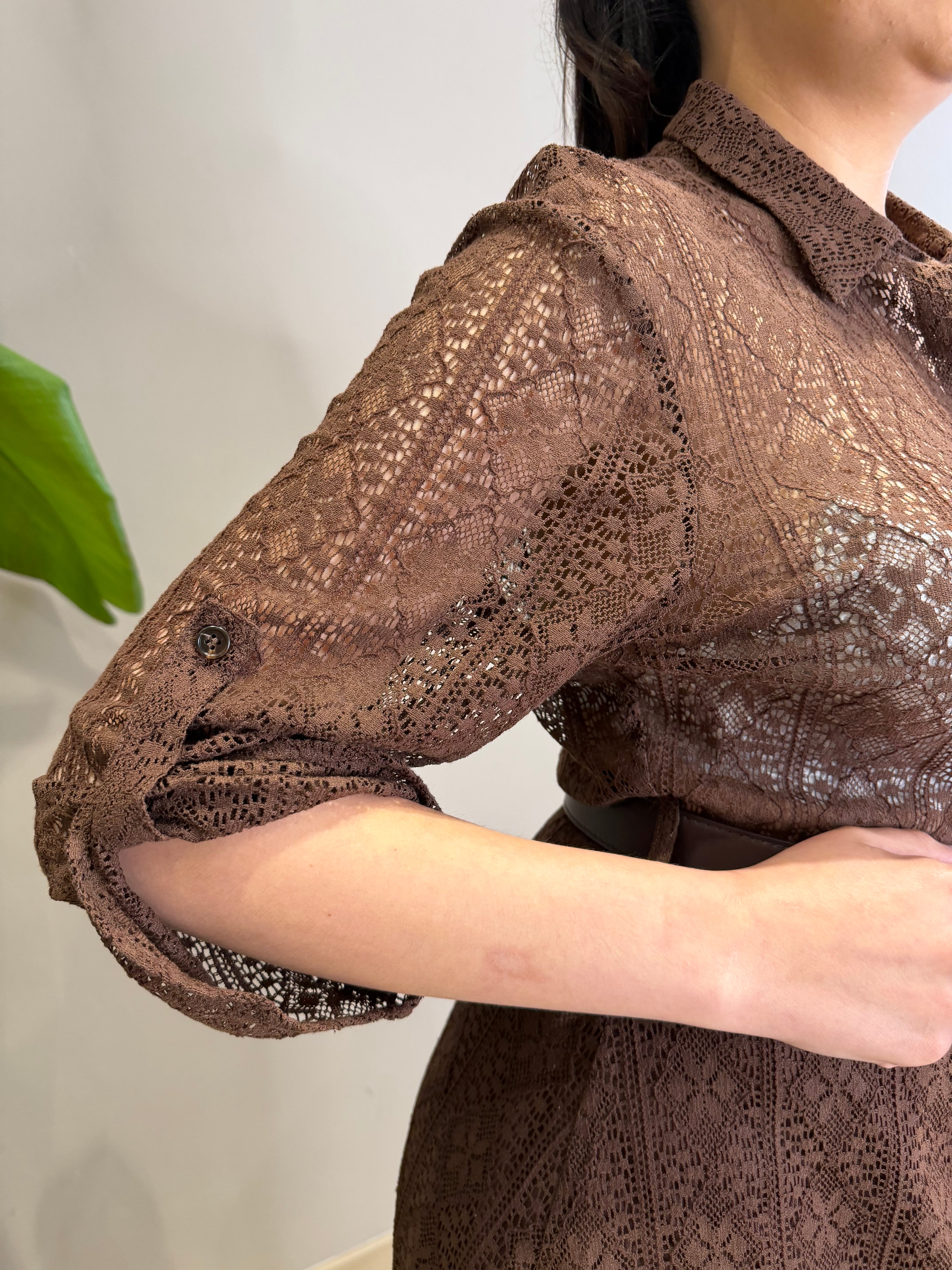 ABITO LUNGO MACRAME