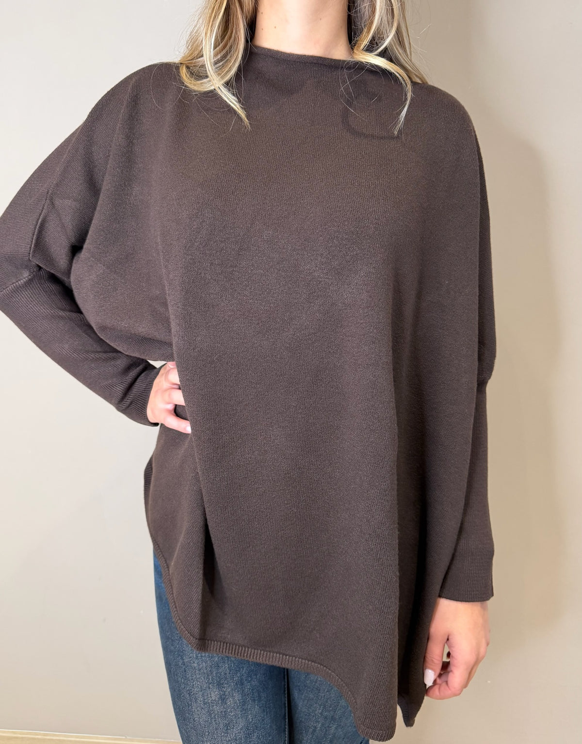 Maglia colletto morbido