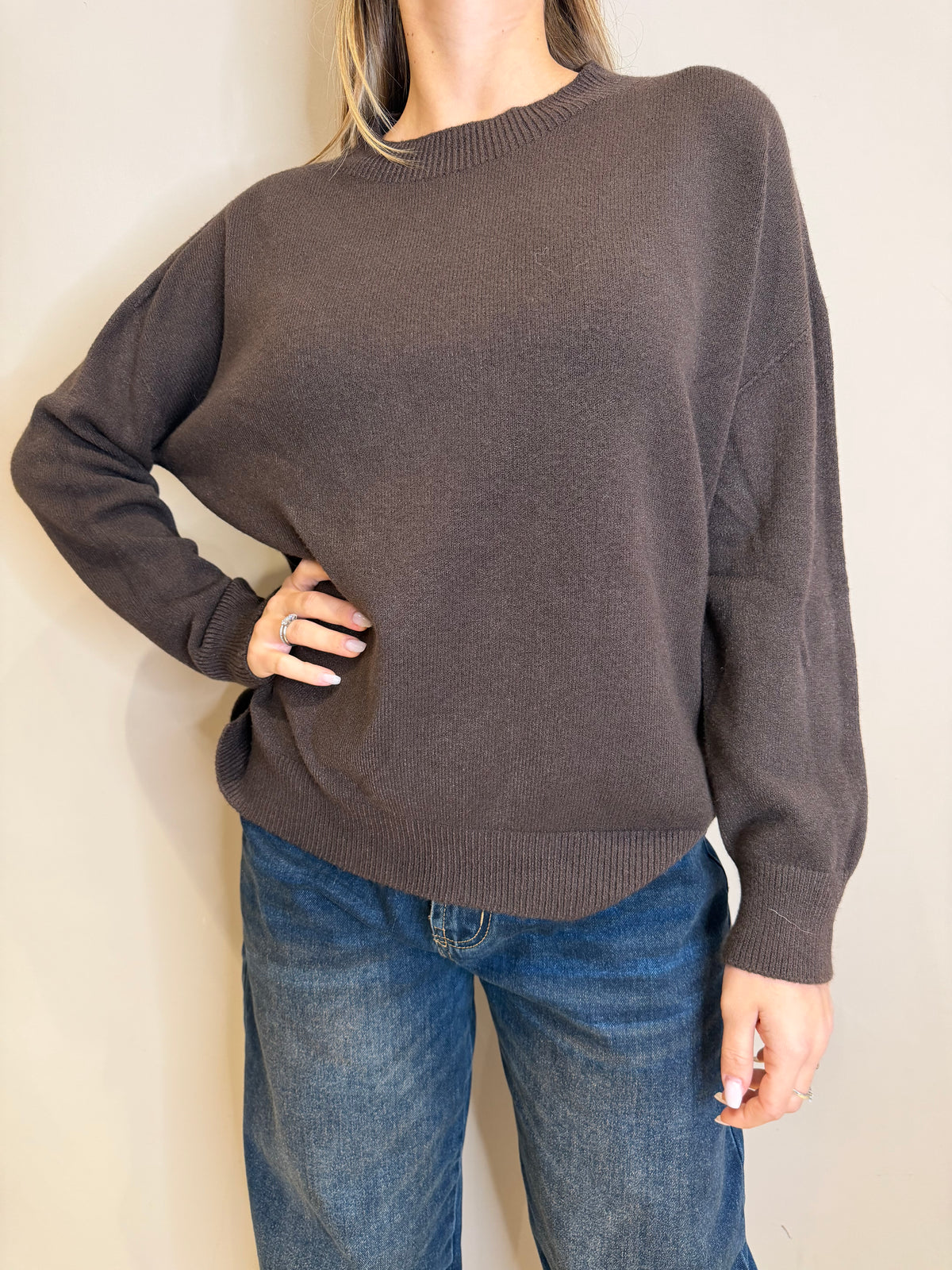 Maglia colletto coste