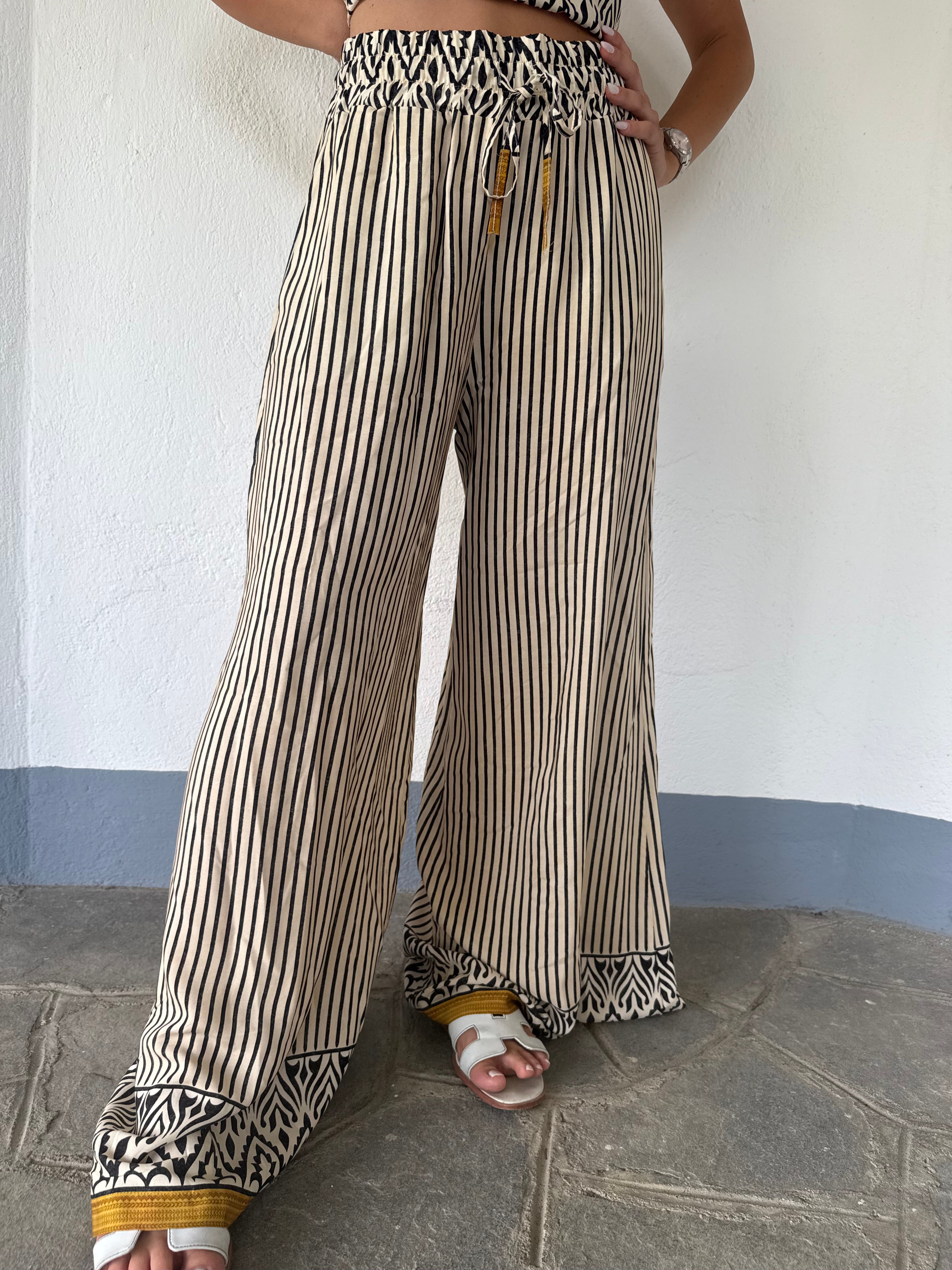 Pantalone a righe
