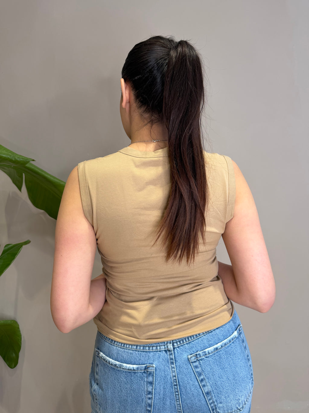 TOP COTONE SCOLLO A V