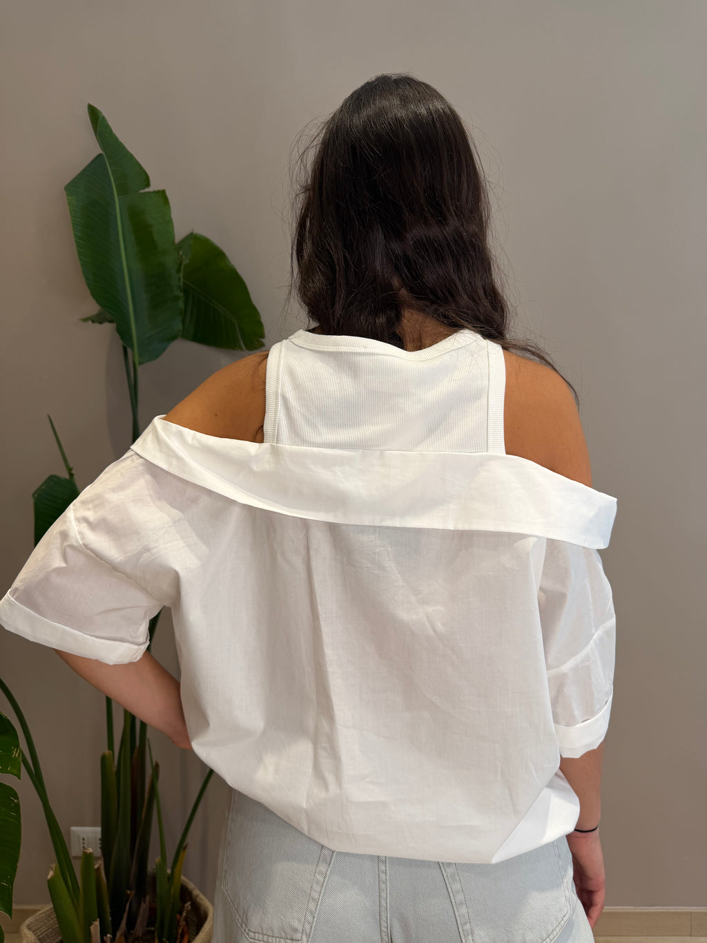 Camicia popeline costina