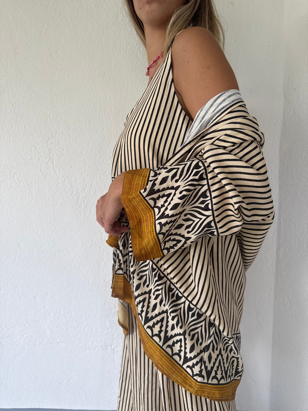 Kimono a righe