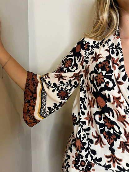 Blusa nodo fantasia