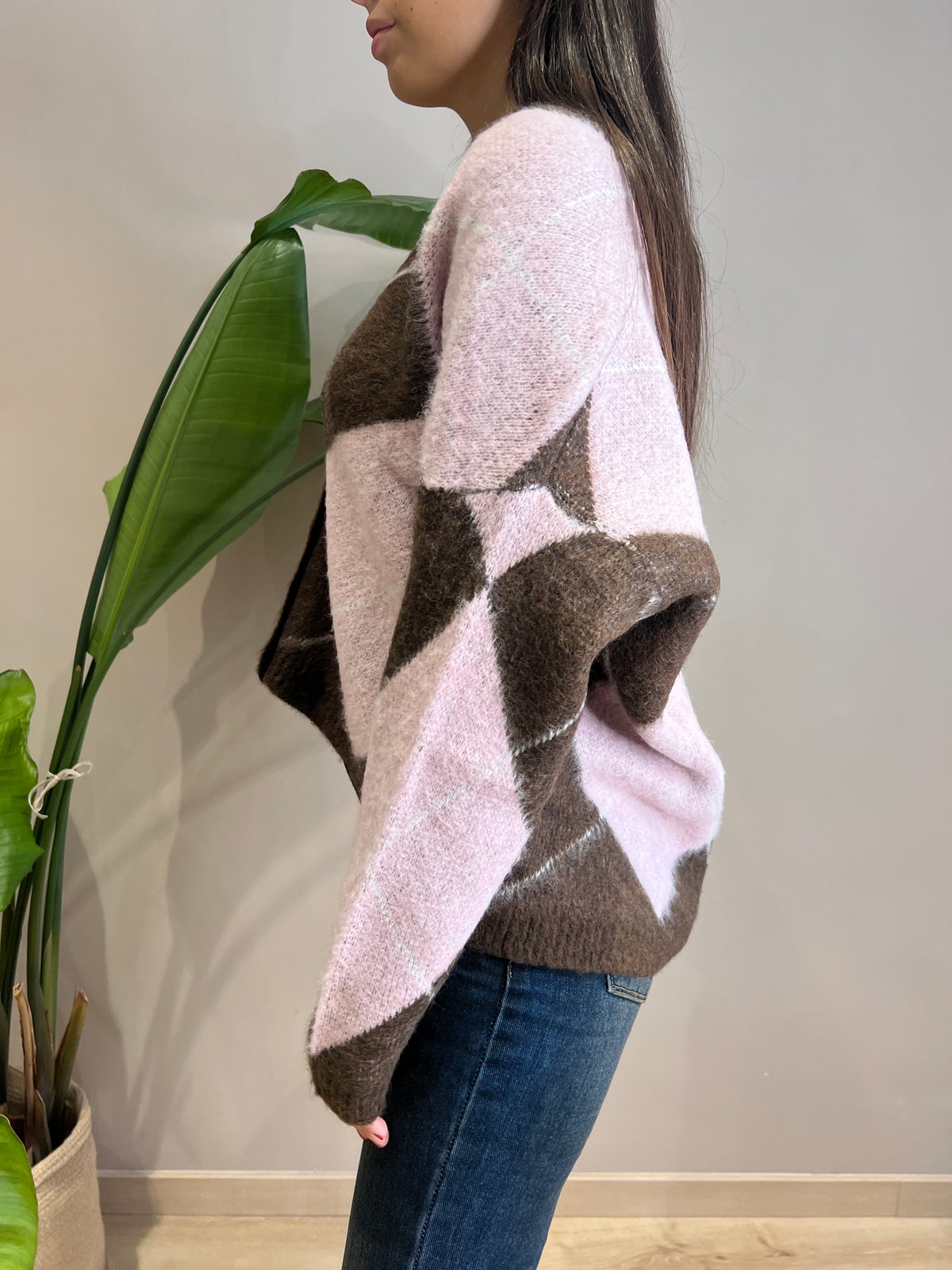 Cardigan rombi