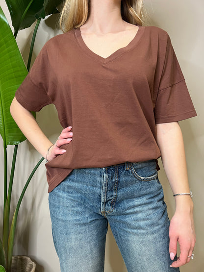 T shirt scollo v