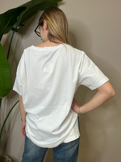 T shirt scollo v