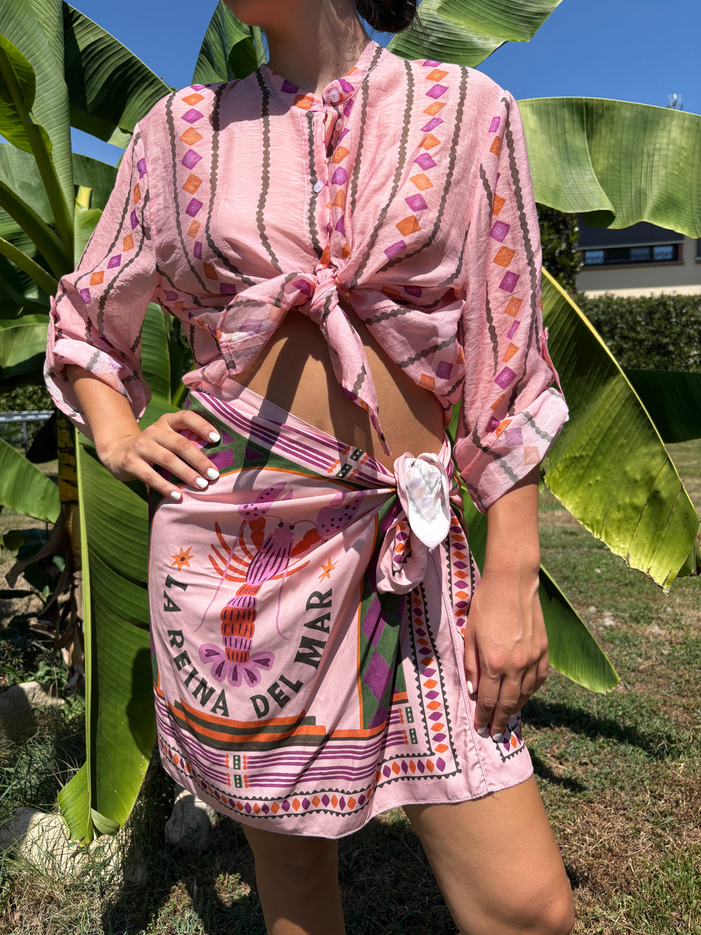 Camicia in fantasia