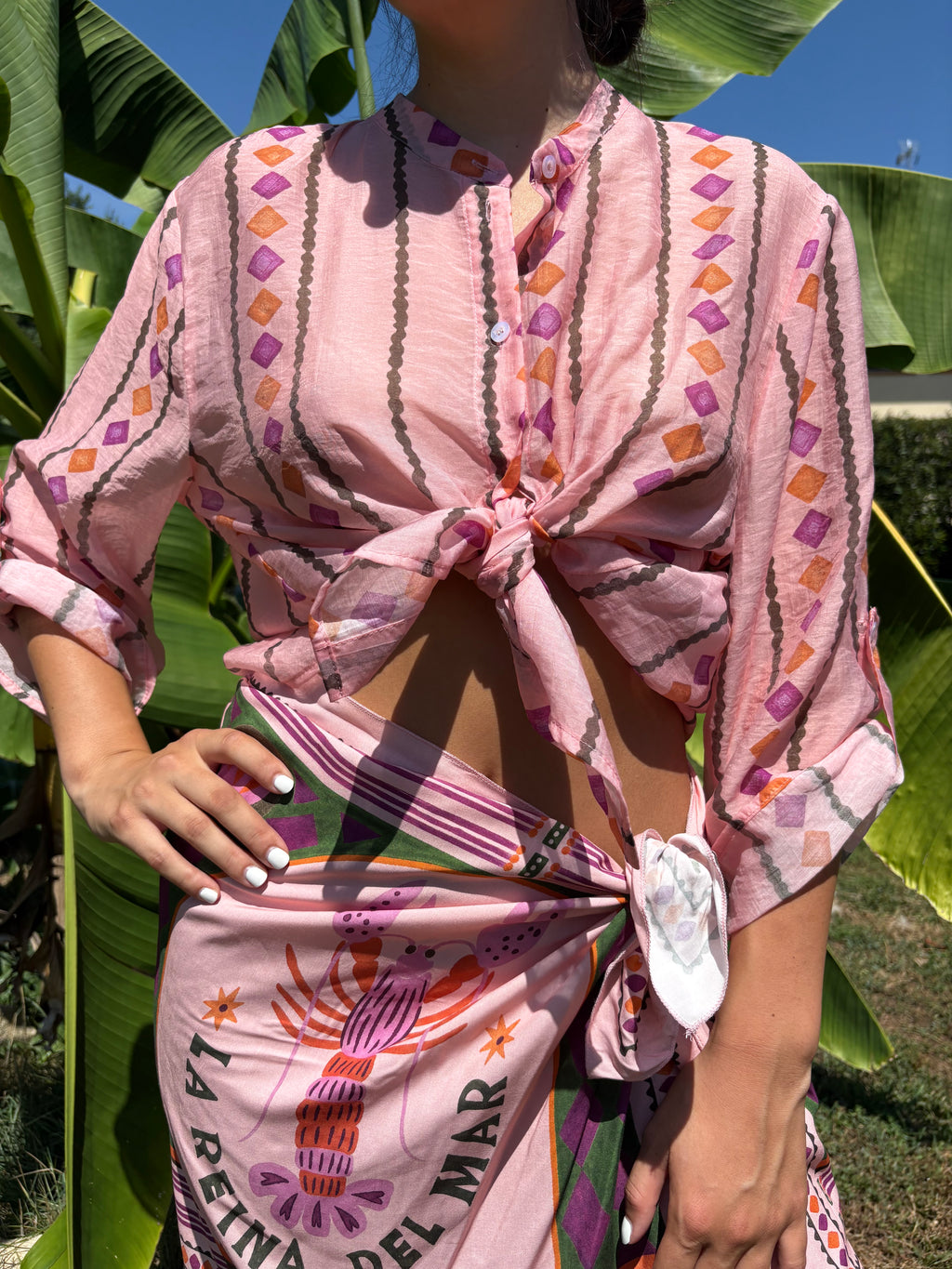 Camicia in fantasia