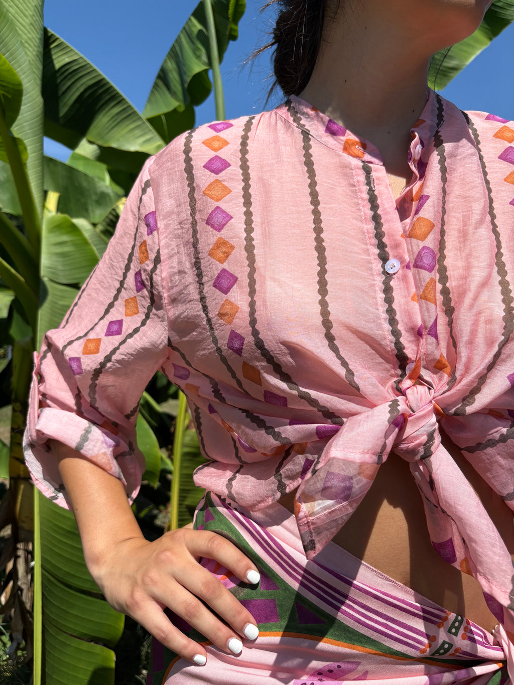 Camicia in fantasia