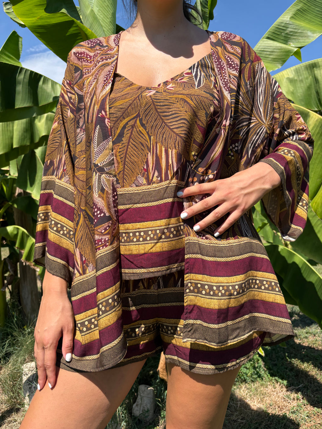 Kimono foglia