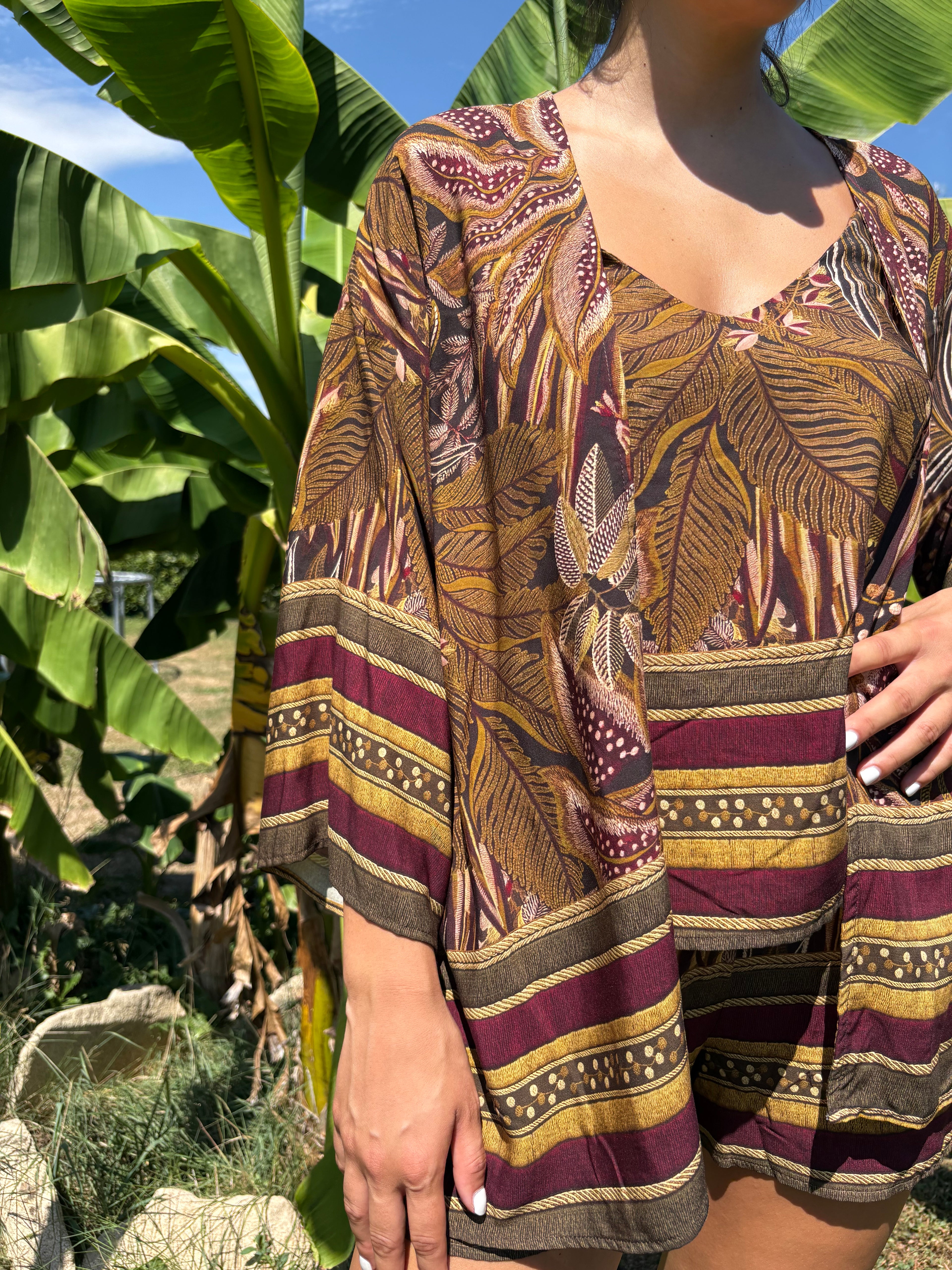 Kimono foglia